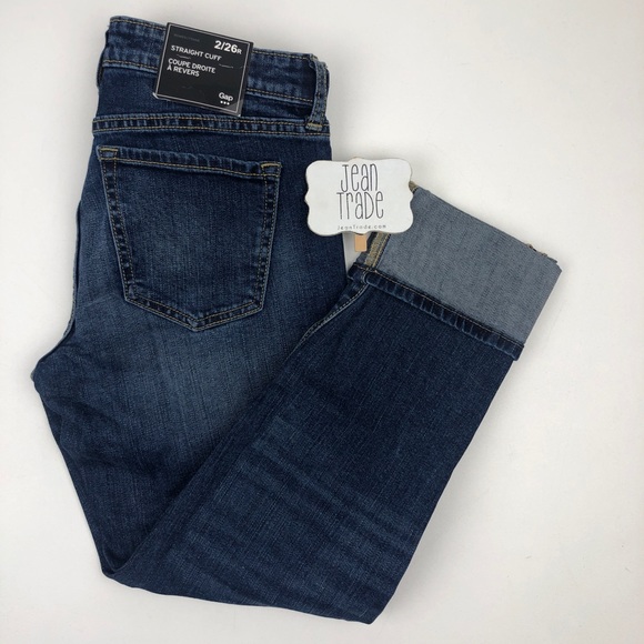 NWT GAP Straight Cuff Jeans - Picture 1 of 8